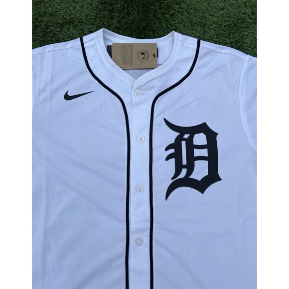 Nike Detroit Tigers Home White Baseball Jersey  Men's NWT Sizes Medium-3XL - Picture 6 of 9